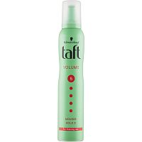Taft Volume Mega, peny tužidlo s dvojitým push-up efektom, sila fixácie 5, 200 ml