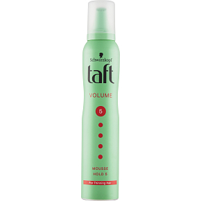 Taft Volume Mega, peny tužidlo s dvojitým push-up efektom, sila fixácie 5, 200 ml