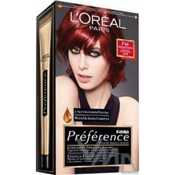 Loreal Paris Préférence Feria farba na vlasy P46 intenzívnej temne rubínová