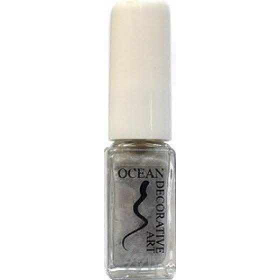 Ocean Decorative Art zdobiace lak na nechty odtieň 42 strieborný 5 ml