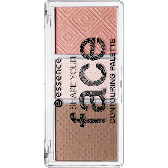 Essence Shape Your Face Contouring Palette kontúrovacou paletka 10 Ready, Set, Peach! 14 g