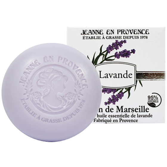 Jeanne en Provence Lavande Levanduľa tuhé toaletné mydlo 100 g