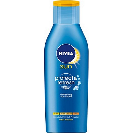 Nivea Sun Protect & Refresh OF30 + osviežujúce mlieko na opaľovanie vysoká ochrana 200 ml