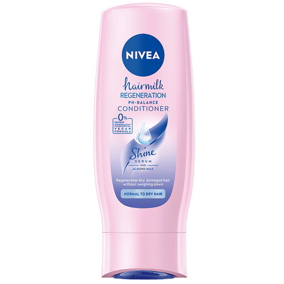 Nivea Hairmilk Ošetrujúci kondicionér pre normálne vlasy 200 ml
