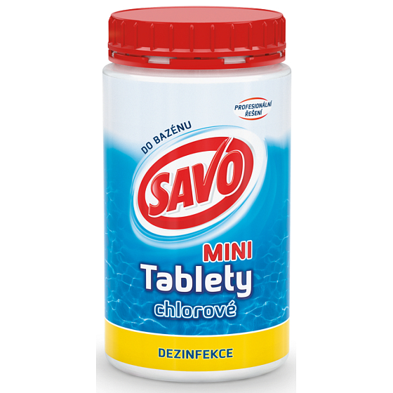 Savo Mini Chlórové tablety do bazéna - dezinfekcia 900 g