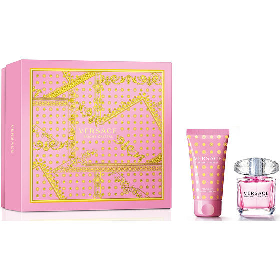 Versace Bright Crystal toaletná voda 30 ml + telové mlieko 50 ml, darčeková sada