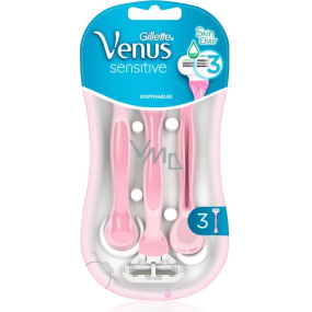 Gillette Venus Sensitive jednorazové holítka 3 kusy pre ženy