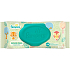 Pampers Natural Clean s harmančekom vlhčené obrúsky pre veľmi citlivú pokožku pre deti 64 kusov, neparfumované
