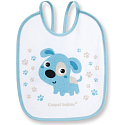 Canpol babies Bunny & Company Podbradník froté / PVC pre deti od 0 mesiacov 3 kusy