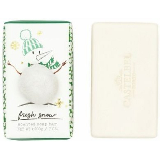 Castelbel Fresh Snow - Čerstvý sneh vianočné toaletné mydlo 200 g