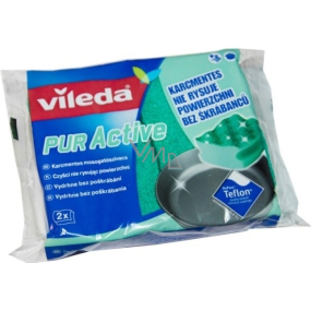 Vileda Pur Active hubka na riad Teflon stredná 2 kusy