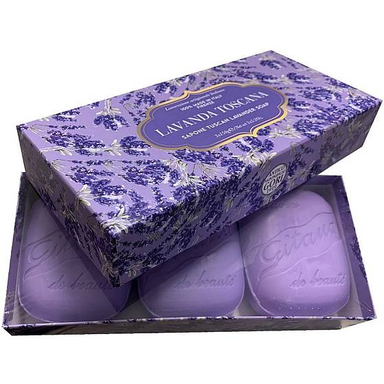 Antico Saponificio Gori Lavanda Toscana ručne vyrobené talianske mydlo 3 x 150 g