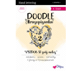 Ditipo Doodles Doodle - Ozdob si svoj zošit 2 predtlačené české slová na precvičovanie 36 strán 7264001