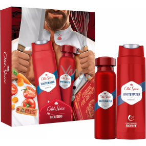Old Spice Whitewater sprchový gél 250 ml + dezodorant v spreji 150 ml, kozmetická sada pre mužov