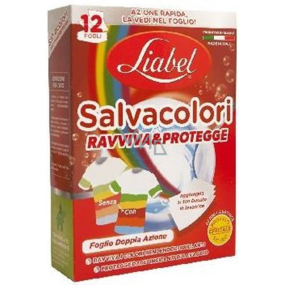 Liabel Wash Color utierky proti zašpineniu práčky 12 ks