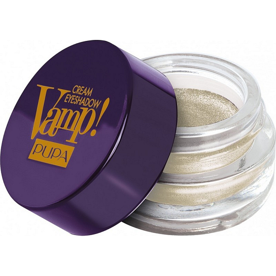 Pupa Paris Experience Vamp! Cream Eyeshadow krémové očné tiene 001 Gold 4,5 g