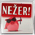 Nekupto Veselé magnetky • Nežer! 6 x 6 cm