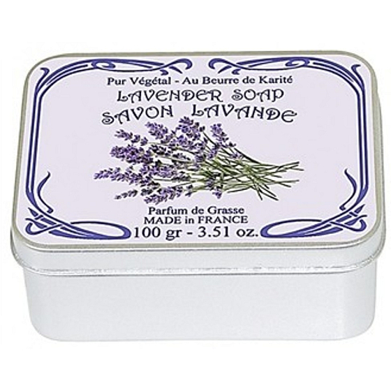 Le Blanc Lavander - Levanduľové prírodné mydlo tuhé v krabičke 100 g