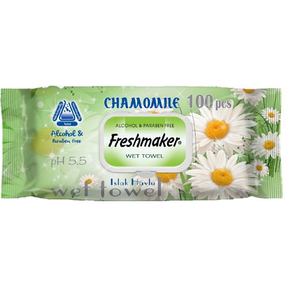 Freshmaker Chamomile - Harmanček vlhčené obrúsky 100 kusov