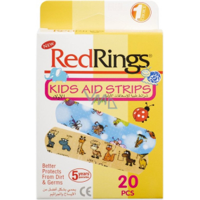 RedRings Kids Aid Strips náplasť pre deti 20 kusov