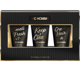 Grace Cole GC Homme čistiaci gél na pleť 100 ml + šampón 100 ml + umývací gél 100 ml, kozmetická sada pre mužov