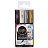 Posca Univerzálna sada akrylátových popisovačov 0,7 - 1 mm Mix farieb 4 kusy PC-1M