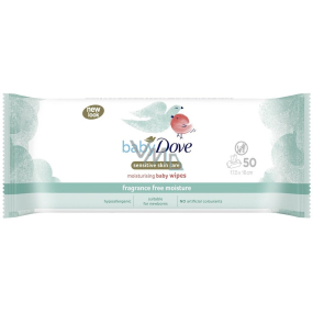 Dove Baby Sensitive Moisture vlhčené obrúsky 50 kusov