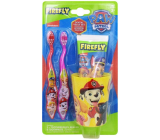 Paw Patrol Zubná kefka Paw Patrol 2 ks + zubná pasta 75 ml + pohárik, kozmetická súprava pre deti