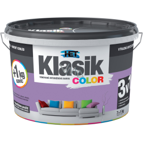 Het Klasik Color maliarska farba, 0347 fialová, 7+1 kg