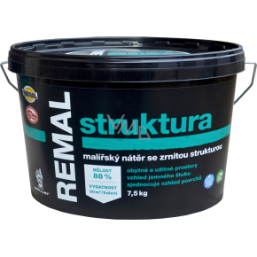 REMAL Štruktúra maliarska farba so zrnitou štruktúrou, 7,5 kg