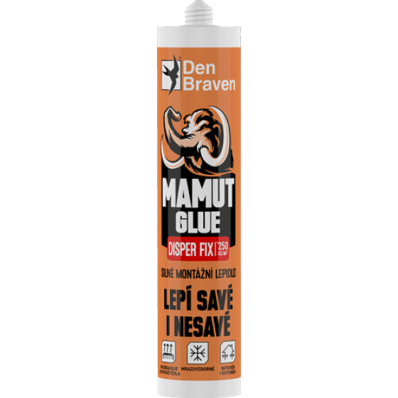 Den Braven Mamut Glue Disper Fix univerzálne lepidlo lepí savé i nesavé, 280 ml