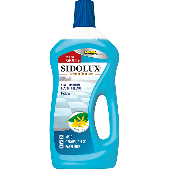 Sidolux Premium Floor Care čistič podláh vinyl, linoleum, dlažba, obklady Ylang ylang, 1 l