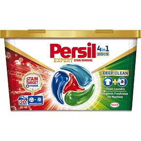 Persil prací kapsle Discs 4in1 Deep Clean Expert Stain Removal 20 dávok