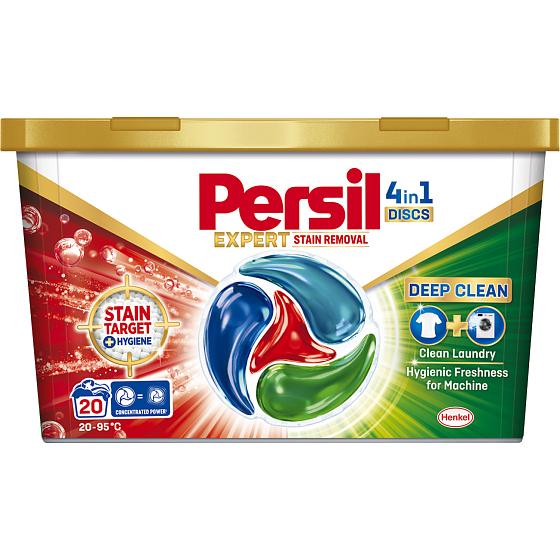 Persil prací kapsle Discs 4in1 Deep Clean Expert Stain Removal 20 dávok