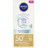 Nivea Sun Derma Skin Clear ľahký pleťový krém na opaľovanie, OF 50+, 40 ml