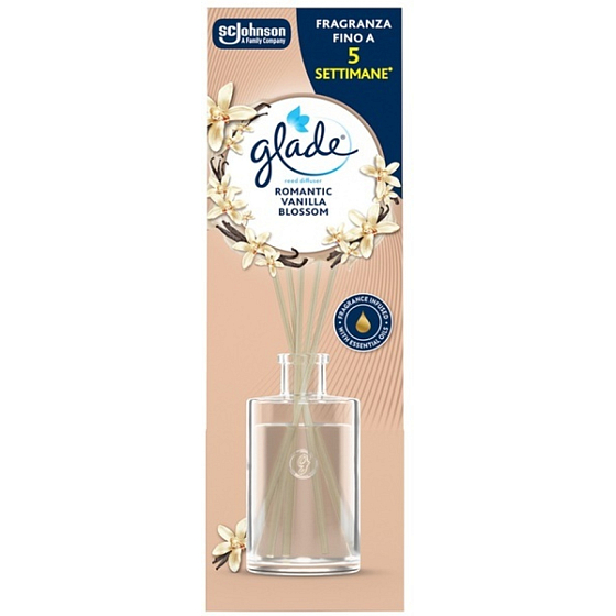 Glade Romantic Vanilla Blossom vonné tyčinky 50 ml