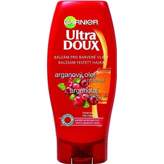 Garnier Natural Arganový olej a brusnica balzam na farbené a melír vlasy 200 ml