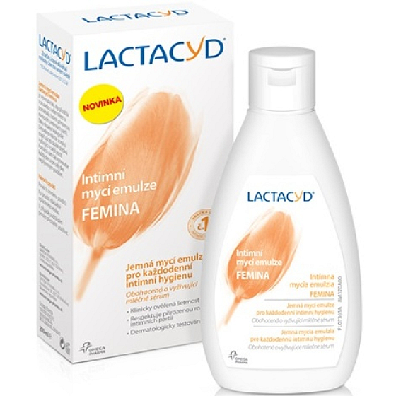 Lactacyd Femina jemná umývacia emulzia pre intímnu hygienu 400 ml