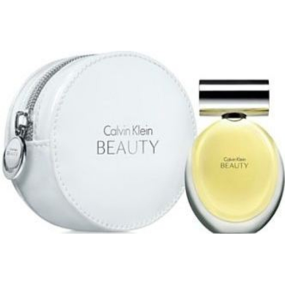 Calvin Klein Beauty parfumovaná voda pre ženy 15 ml s peňaženkou, darčeková sada