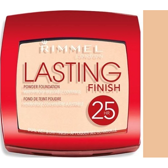 Rimmel London Lasting Finish Powder Foundation púder 004 Light Honey 7 g