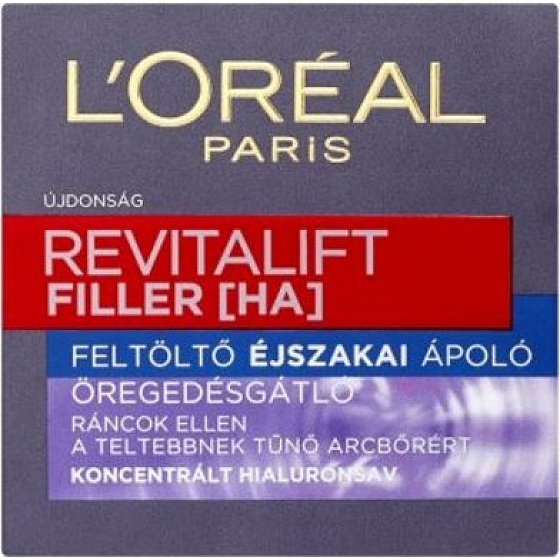 Loreal Paris Revitalift Filler HA vyplňujúci nočný krém proti starnutiu 50 ml