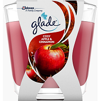 Glade Spiced Apple Jablko a škorica vonná sviečka doba horenia až 30 hodín 70 g