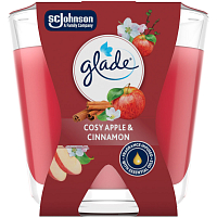 Glade Spiced Apple Jablko a škorica vonná sviečka doba horenia až 30 hodín 70 g