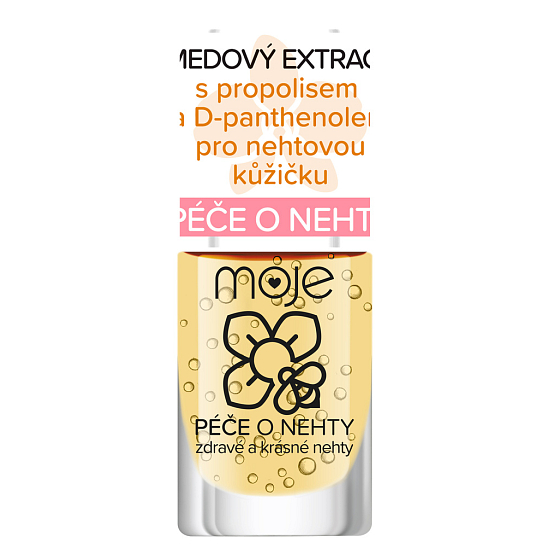 Moja Starostlivosť o nechty s propolisom a D-panthenolom na nechtovú kožtičku 03 Medový extract 6 ml