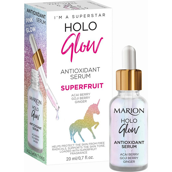 Marion Holo Glow Antioxidant Serum pleťové sérum chráni pred voľnými radikálmi 20 ml