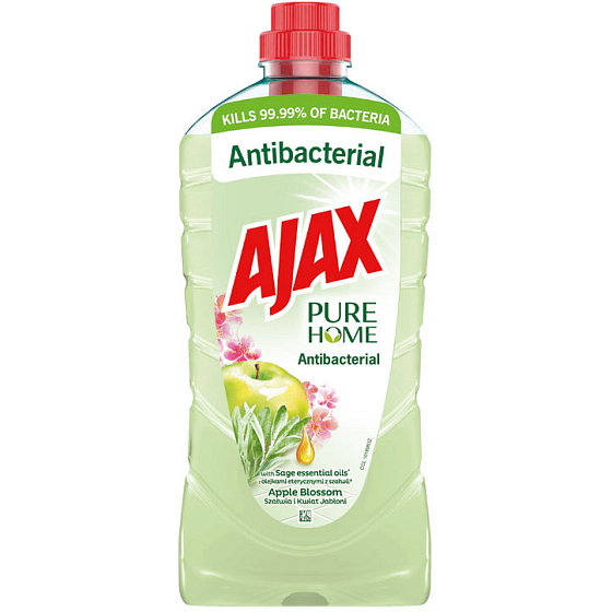Ajax Pure Home Apple Blossom Antibakteriálne univerzálny čistiaci prostriedok 1 l