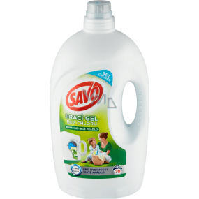 Savo Univerzálny prací gél bez chlóru na bielu a farebnú bielizeň 70 dávok 3,5 l
