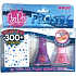Bo-Po Frosty lak na nechty peel-off fialový 2,5 ml + lak na nechty peel-off ružový 2,5 ml + nálepky na nechty, kozmetická sada pre deti