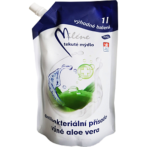 Miléne Aloe Vera tekuté antibakteriálne mydlo, náplň 1 l