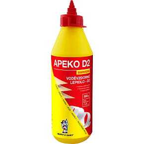APEKO D2 vodoodolné lepidlo na drevo a savé materiály, 500 g